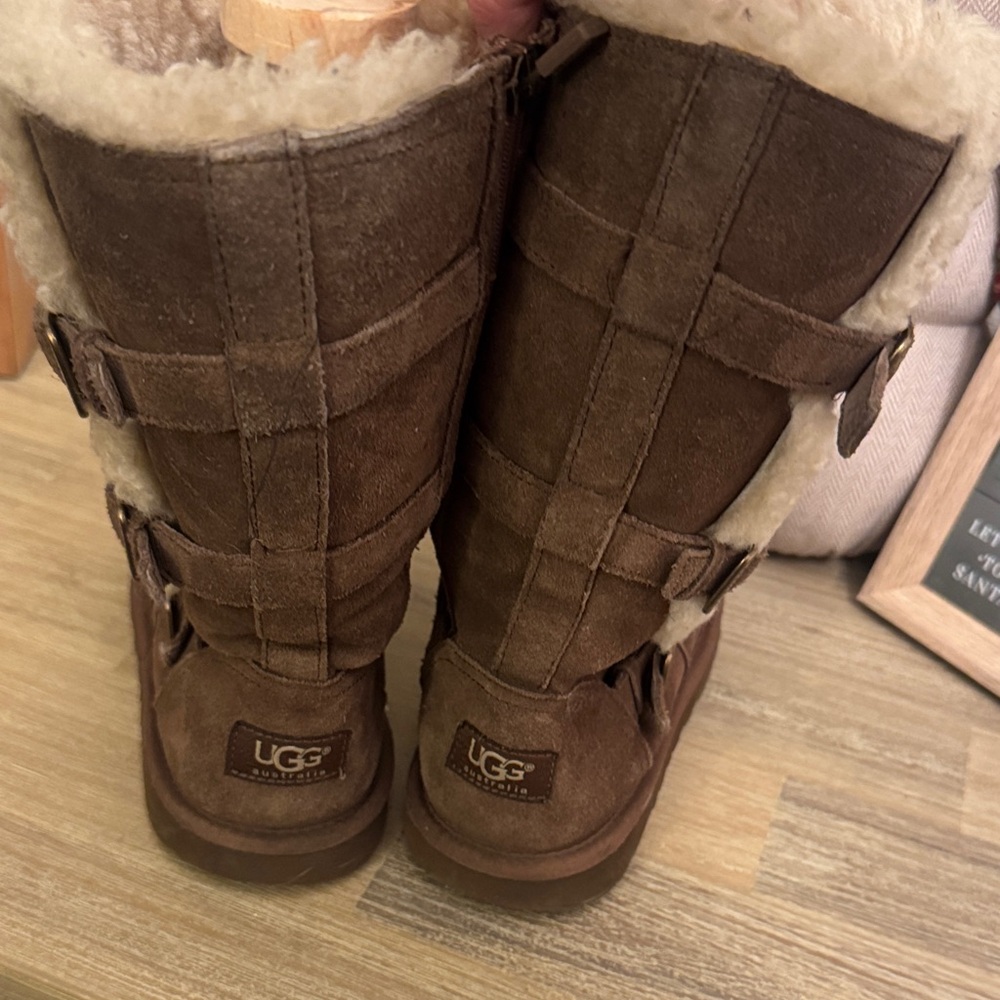 Ugg Chestnut Shearling Lined Boots - image 1